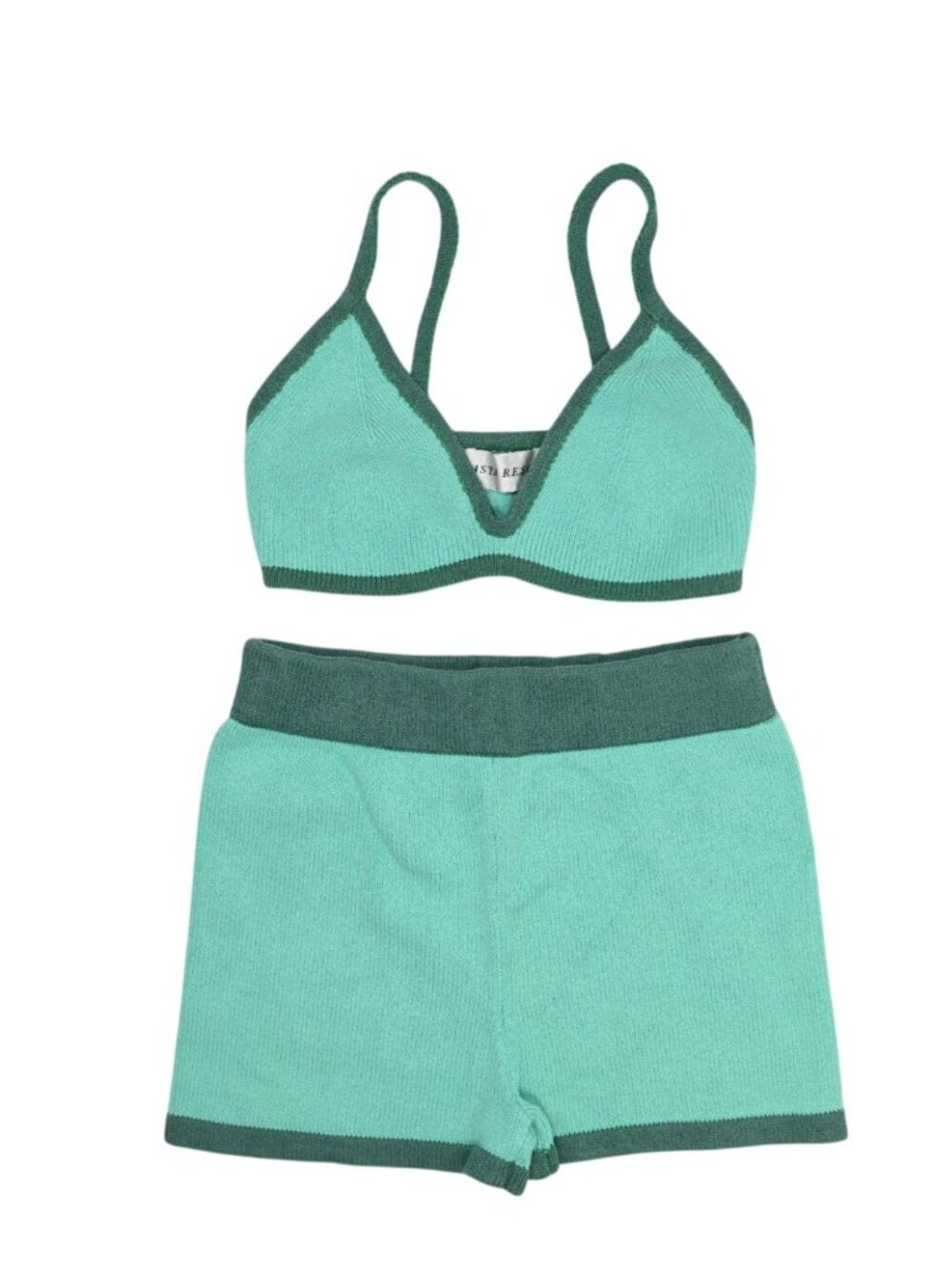 Asta Resort Lucia Bralette & Shorts in Turquoise
